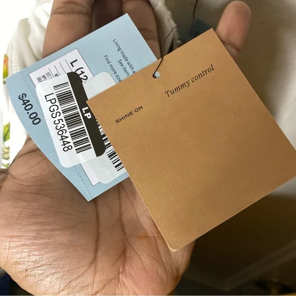 NWT Shade & Shore size L : floral tummy control full coverage one piece swimsuit - Picture 11 of 11